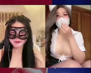 Màn tương tác show bím tại MMlive của bé Ngọc và bé Min đây